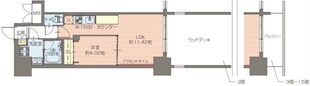 谷町四丁目駅 徒歩3分 2階の物件間取画像